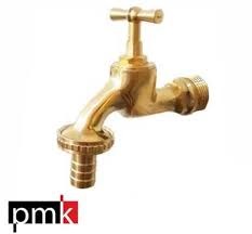 شیر شیلنگی حیاطی زرد پرمک (PMK) | قیمت شیر شیلنگی برنجی سنگین