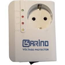 محافظ برق ارت‌دار کارینو | محافظ پکیج، کولر گازی و لوازم برقی حساس