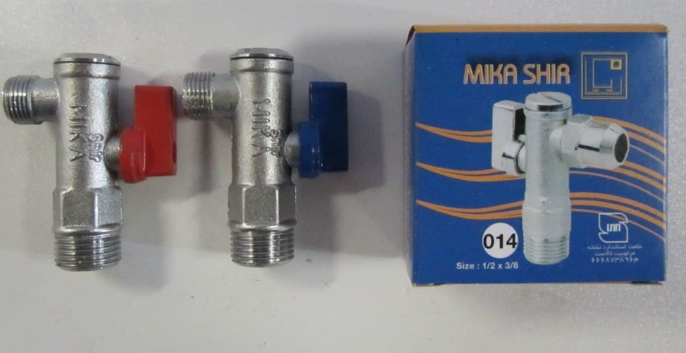 شیر پیسوال 1/2×3/8 کلیدی میکاشیر | کنترل هوشمند جریان آب برای فضاهای مدرن برند شیرالات میکا شیر - قیمت 80,000 تومان