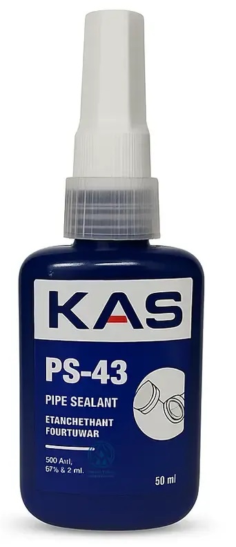 تفلون مایع کاس KAS | آب‌بندی قوی و دائمی اتصالات | جایگزین نوار تفلون برند پکیج رادیاتور لوازم جانبی - قیمت 80,000 تومان