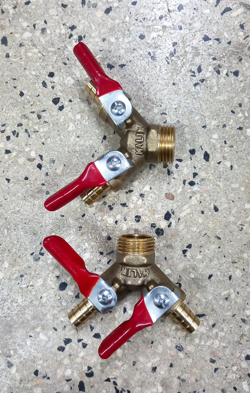 سراهی دو شیر برنجی | کنترل مستقل دو خروجی آب برند شیرآلات سیتکو - قیمت 10,000 تومان