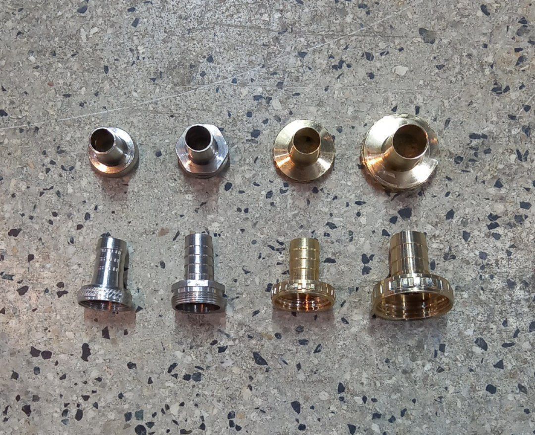 🔴 لوله مهره برنجی شیر حیاطی ۱/۲ برند شیرآلات سیتکو - قیمت 10,000 تومان