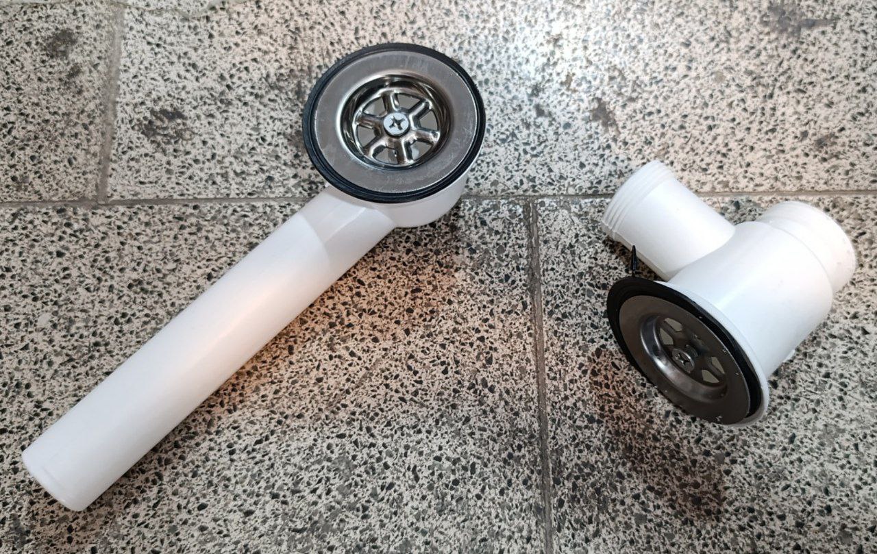 یدکی کامل چپقی و سرراهی سیفون ۲ لگنه | آب‌بند، مقاوم و درجه ۱ برند شیرآلات سیتکو - قیمت 80,000 تومان