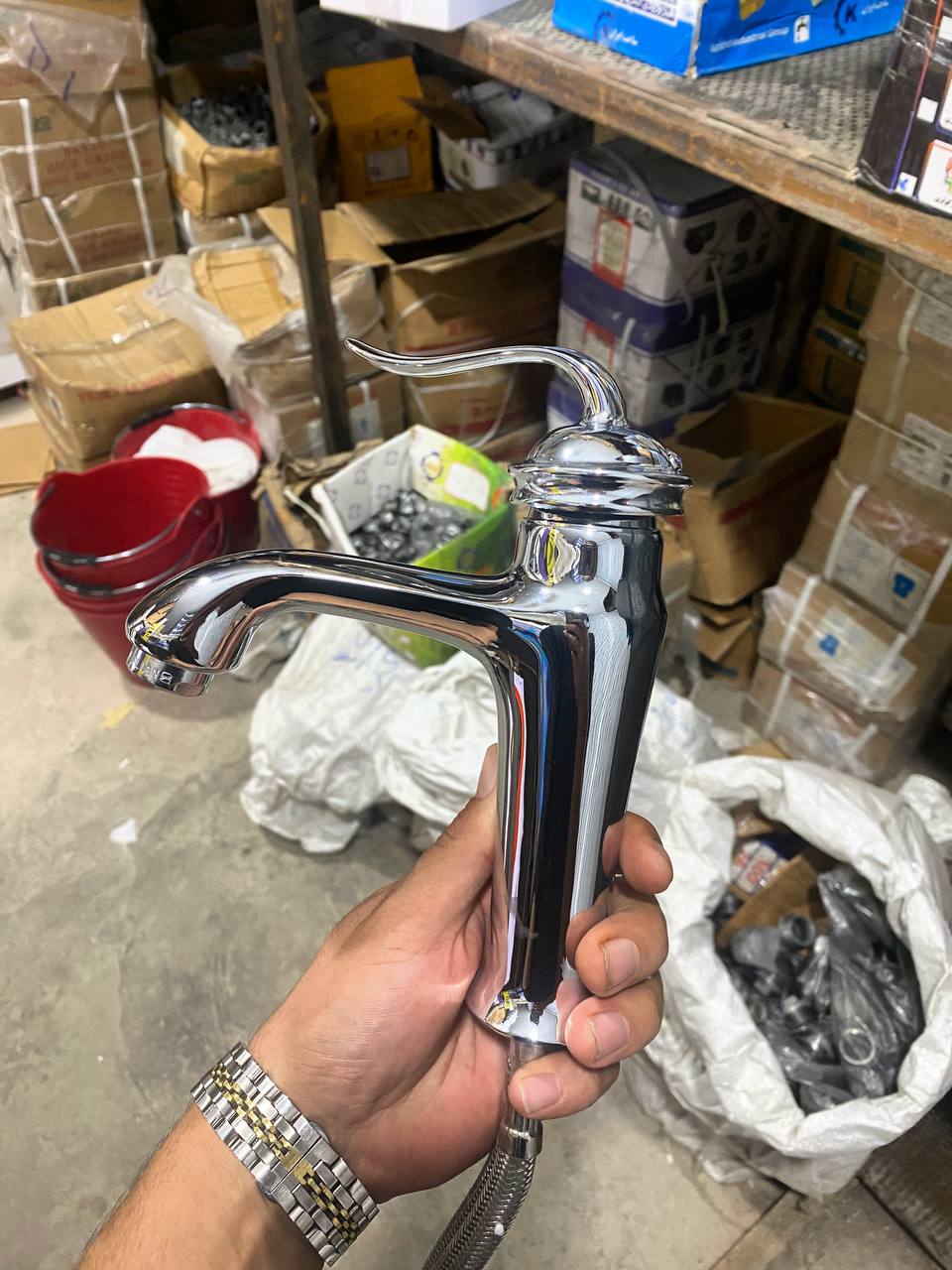 ست شیرآلات آریانا (Ariana) | سبک طراحی نوآورانه با کیفیت برنج تضمین‌شده | تاسیسات امینکو برند شیرالات اهرمی ارزان قیمت - قیمت 80,000 تومان