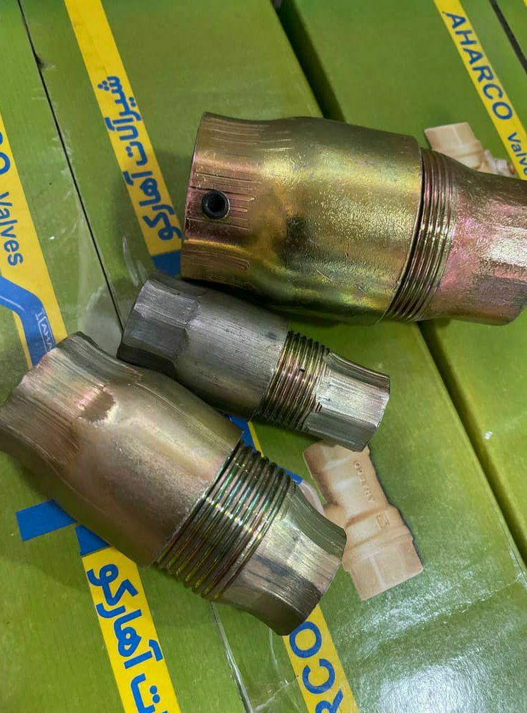 مهره ماسوره طلایی – شارژ مجدد | کیفیت تضمین شده و زیبایی در اتصالات برند اتصالات گالوانیزه چینی - قیمت 80,000 تومان