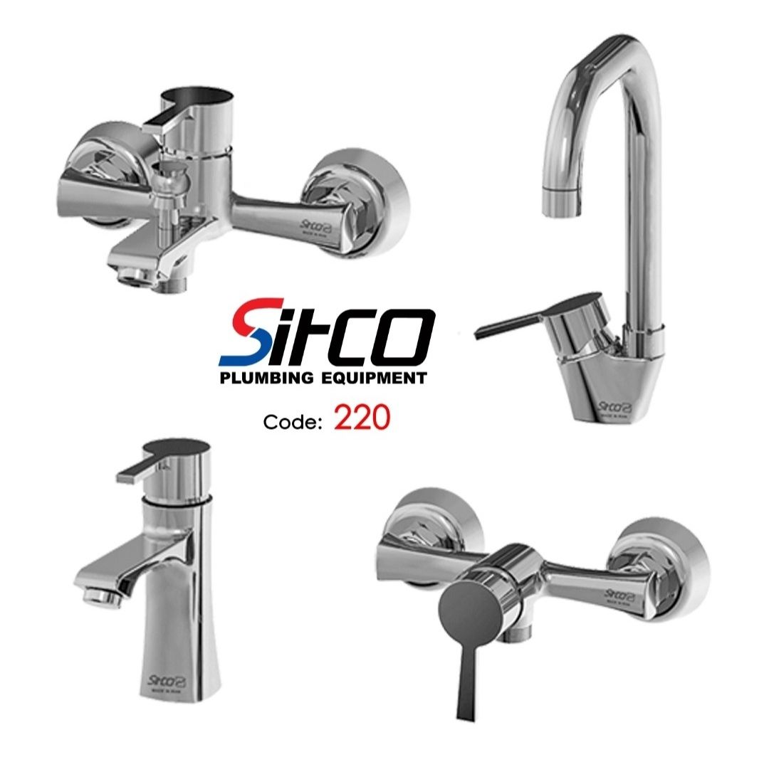 شیر کد 220 | کیفیت بالا | طراحی زیبا | قیمت لیست 7,285,000 تومان برند شیرآلات سیتکو - قیمت 10,000 تومان