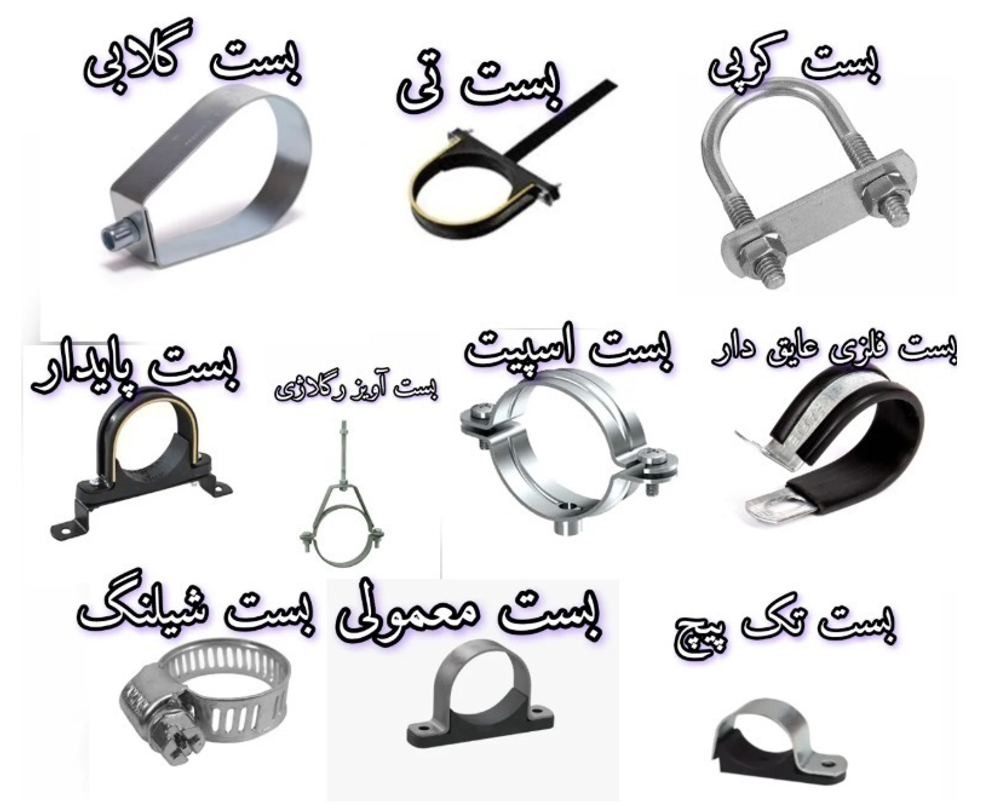 بست کمربندی فلزی (هوزکلمپ) | قیمت روز، خرید و مشخصات فنی برند شیرآلات سیتکو - قیمت 100,000 تومان
