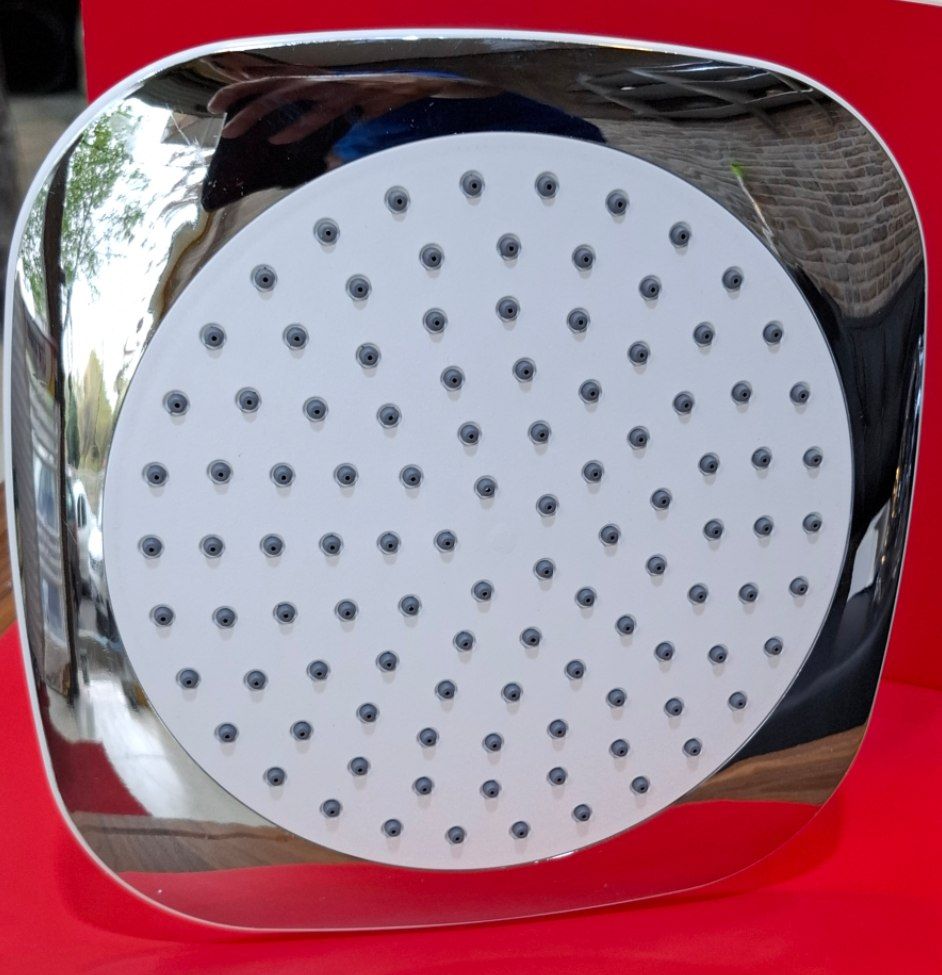 خرید سردوش فانتزی کروم و سفید | قیمت عمده سردوش رنگی و با کیفیت